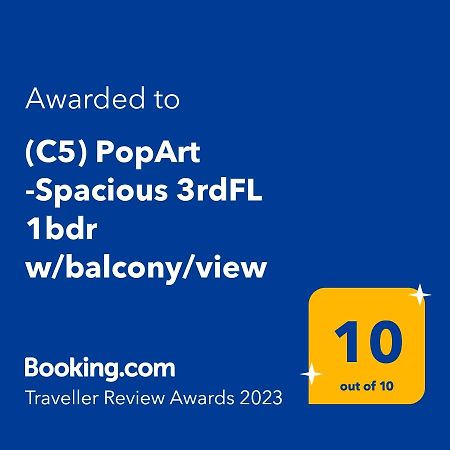 Appartamento Popart -Spacious 3Rdfl 1Bdr W/Balcony/View Atene Esterno foto