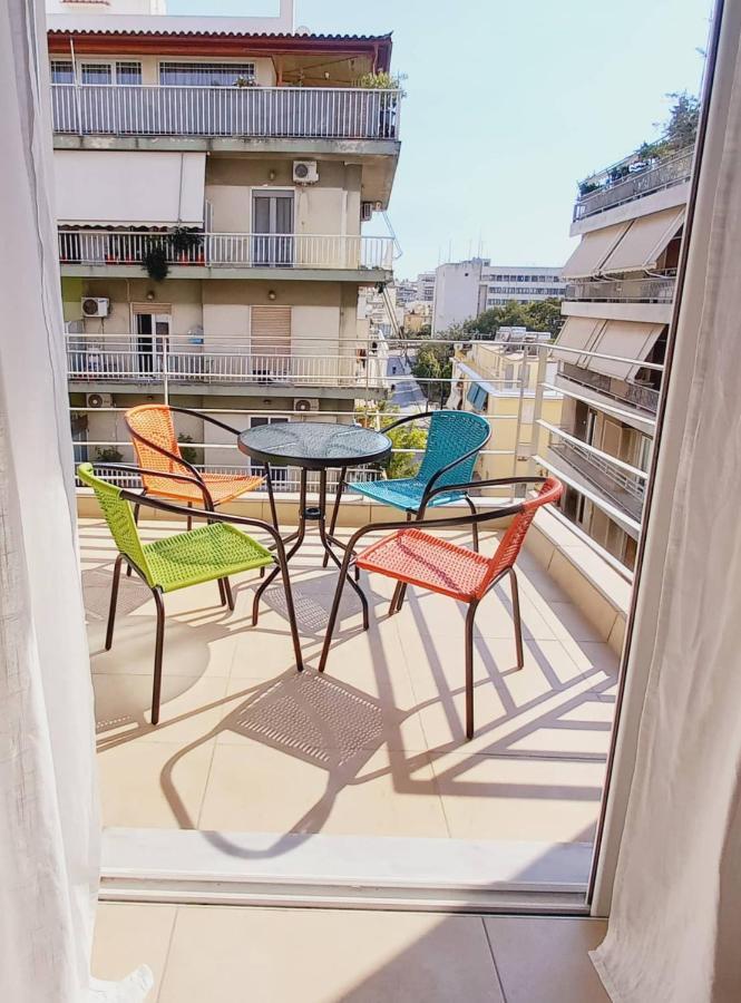 Appartamento Popart -Spacious 3Rdfl 1Bdr W/Balcony/View Atene Esterno foto